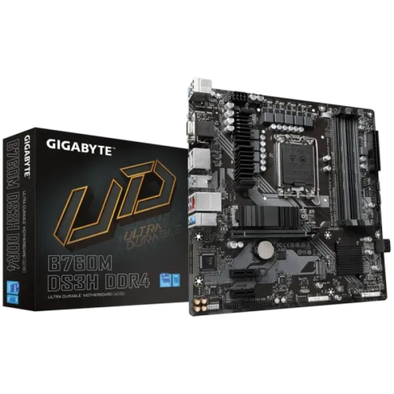 GIGABYTE B760M DS3H DDR4 mATX Motherboard